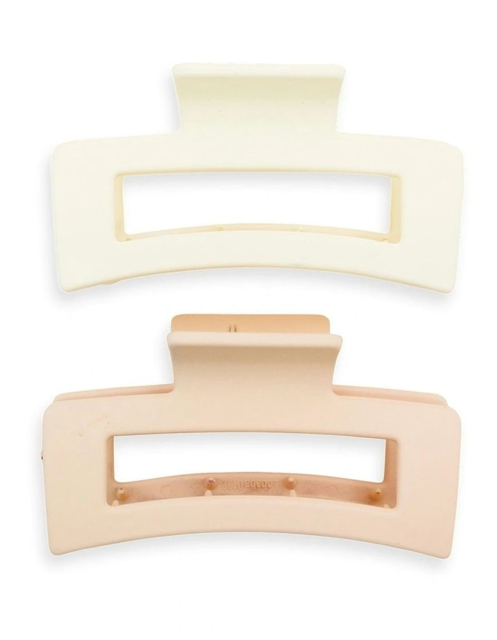 Willa Hair Claw Set in Pink image 1