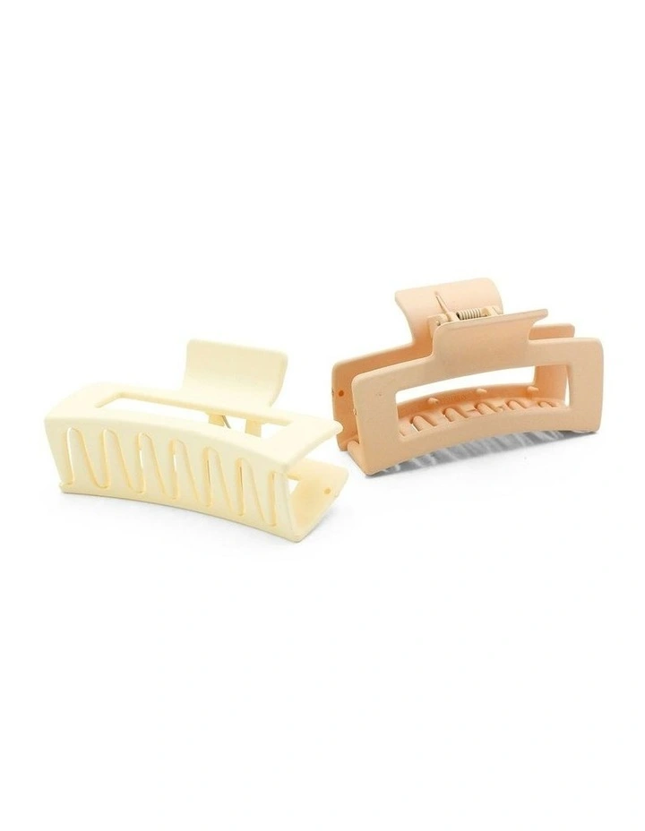 Willa Hair Claw Set in Pink image 2
