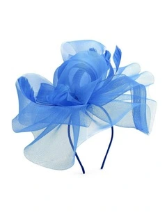 Iris Fascinator in Blue