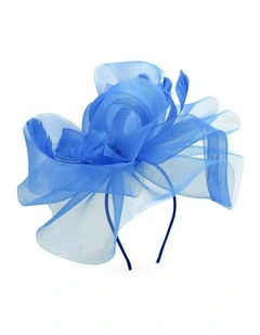 Iris Fascinator in Blue