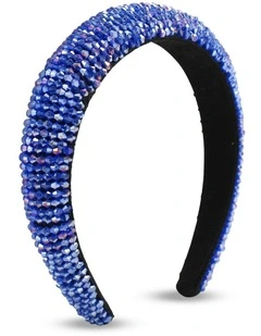 Harlow Headband in Cobalt Blue