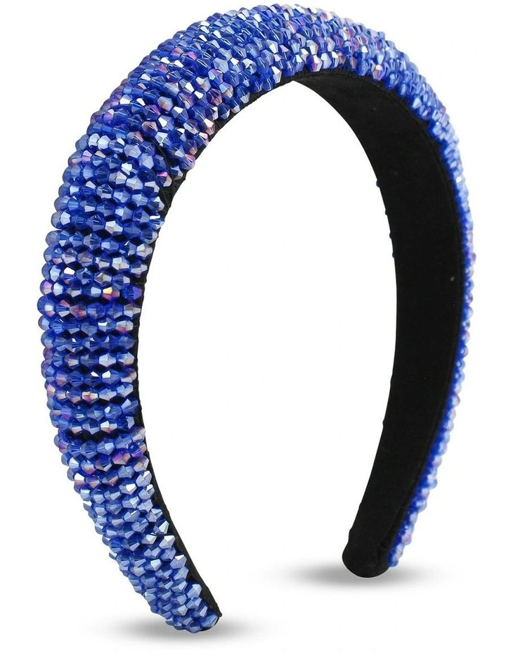 Harlow Headband in Cobalt Blue image 1