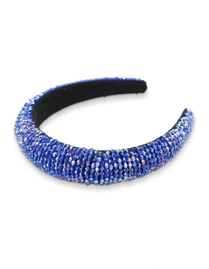 Harlow Headband in Cobalt Blue image 5