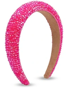 Harlow Headband in Hot Pink