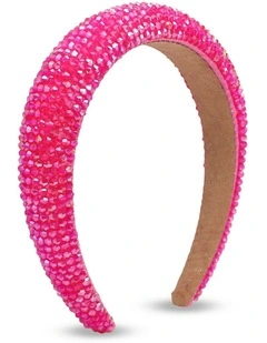 Harlow Headband in Hot Pink