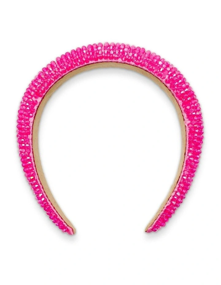 Harlow Headband in Hot Pink image 4