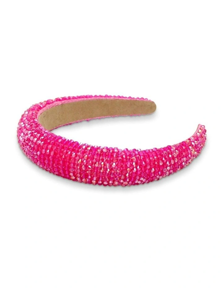 Harlow Headband in Hot Pink image 5
