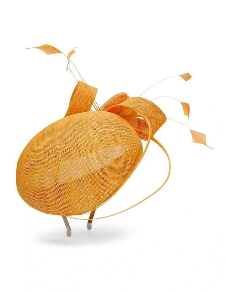 Carina Fascinator in Orange image 1