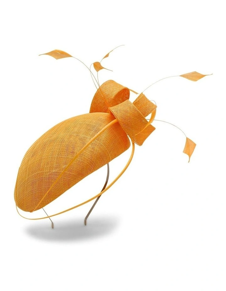 Carina Fascinator in Orange image 3