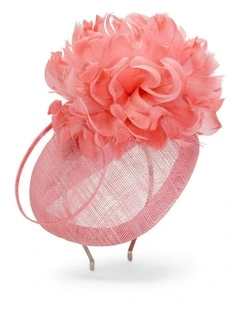 Elisabeth Fascinator in Candy Pink