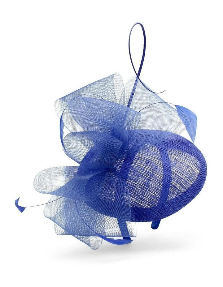 Gabriela Fascinator in Cobalt Blue image 4