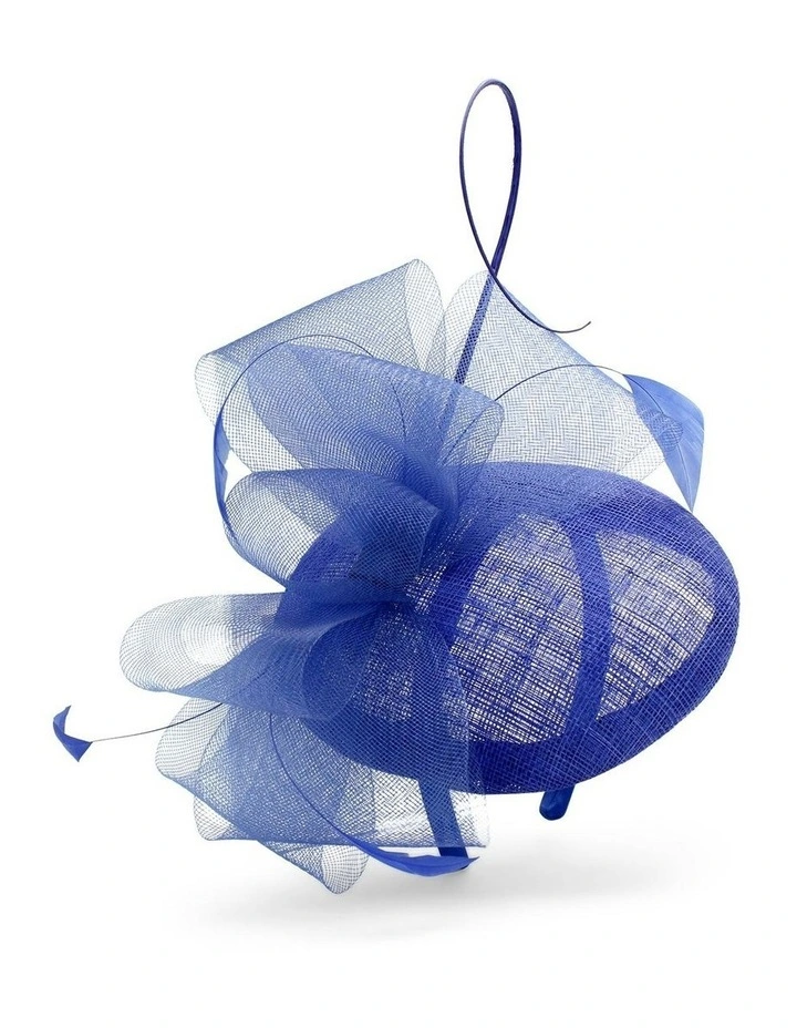Gabriela Fascinator in Cobalt Blue image 5