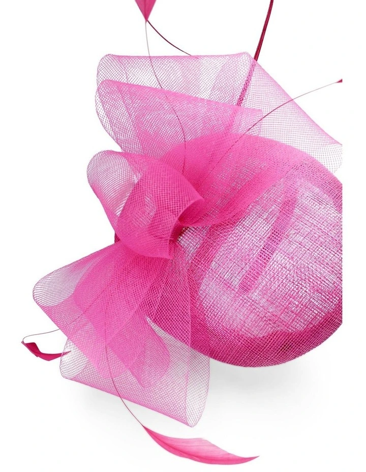 Gabriela Fascinator in Hot Pink image 5