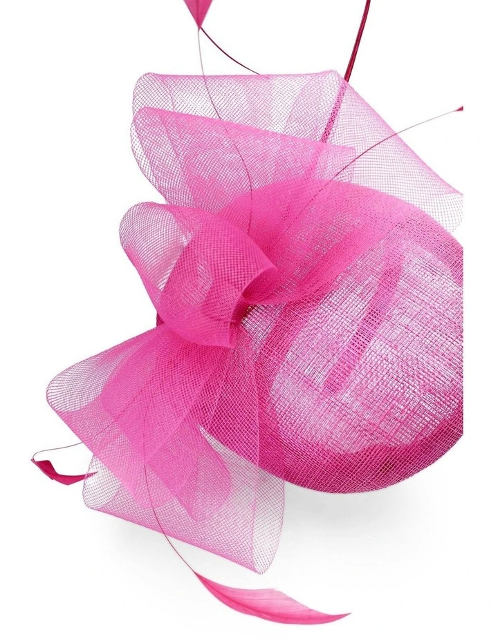 Gabriela Fascinator in Hot Pink image 5
