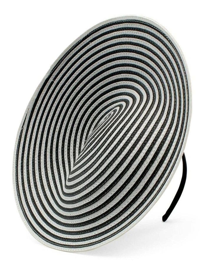 Erika Fascinator in Black/White image 1