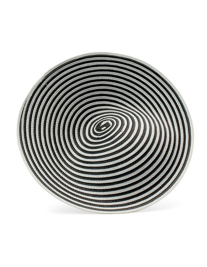 Erika Fascinator in Black/White image 3