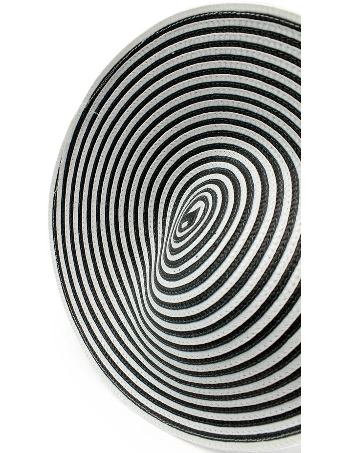 Erika Fascinator in Black/White image 4