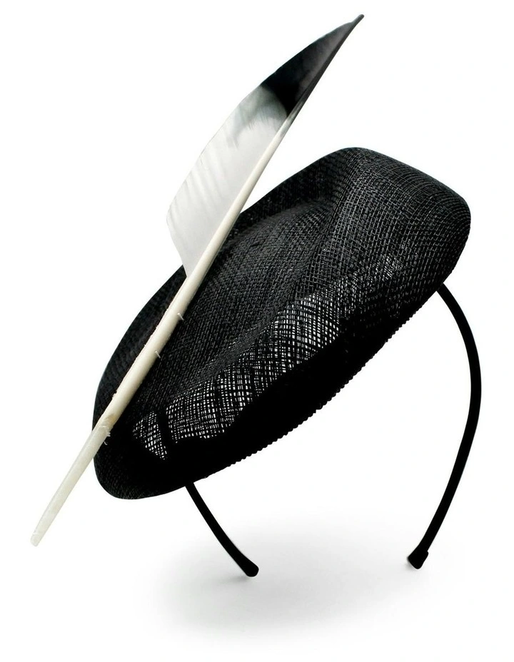 Gwen Fascinator in Black image 5