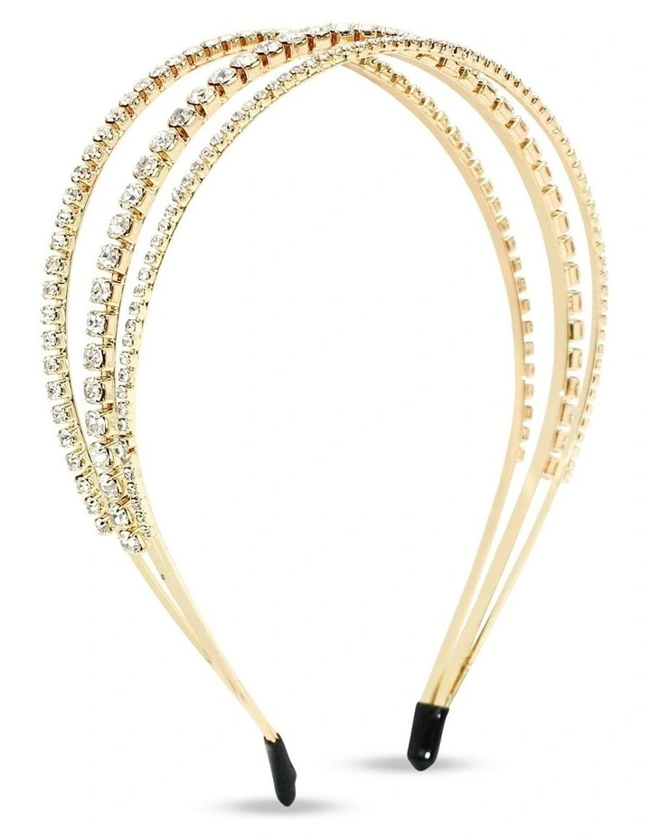 Halsey Headband in Crystal image 1