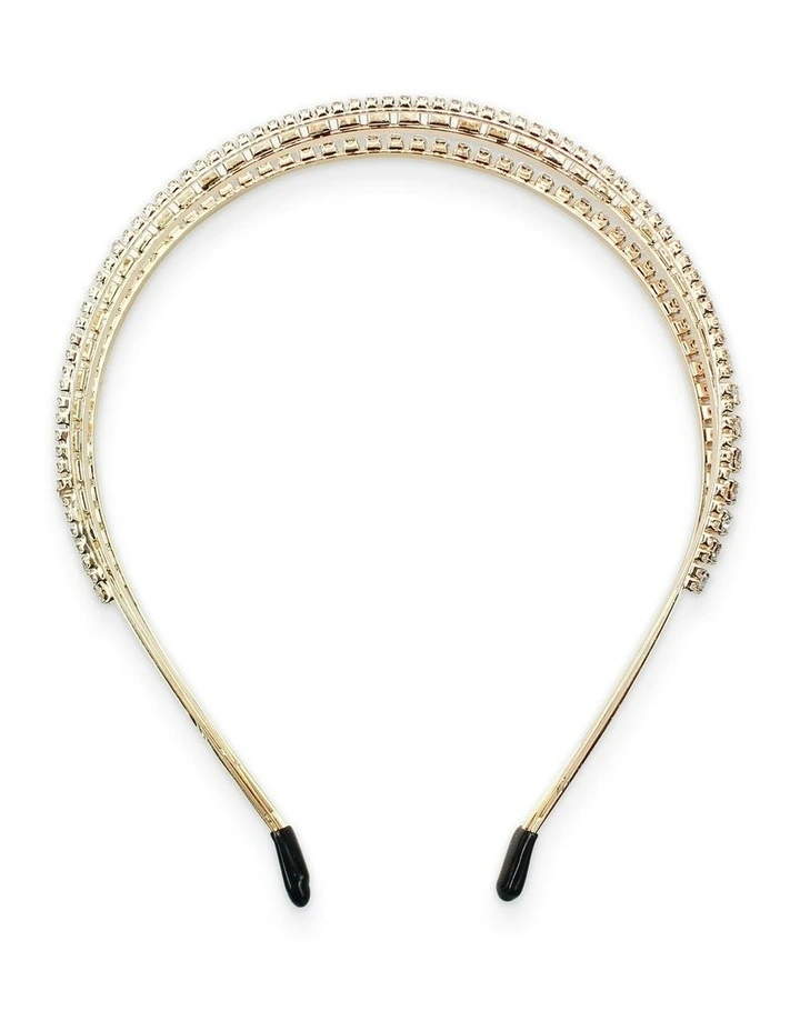 Halsey Headband in Crystal image 4