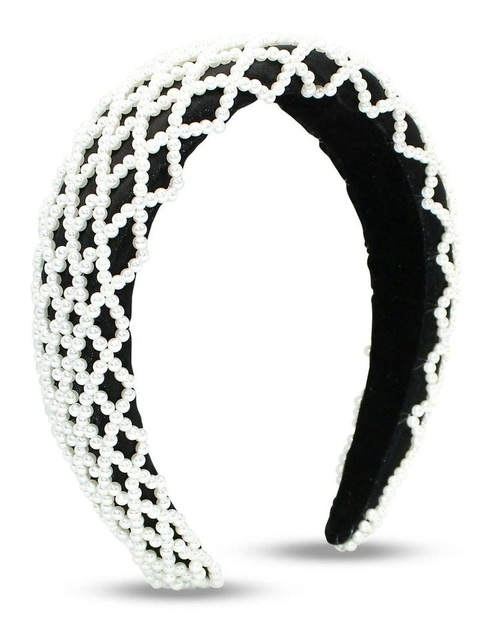 Valencia Headband in Black image 1