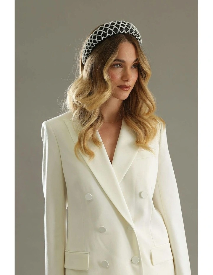 Valencia Headband in Black image 2