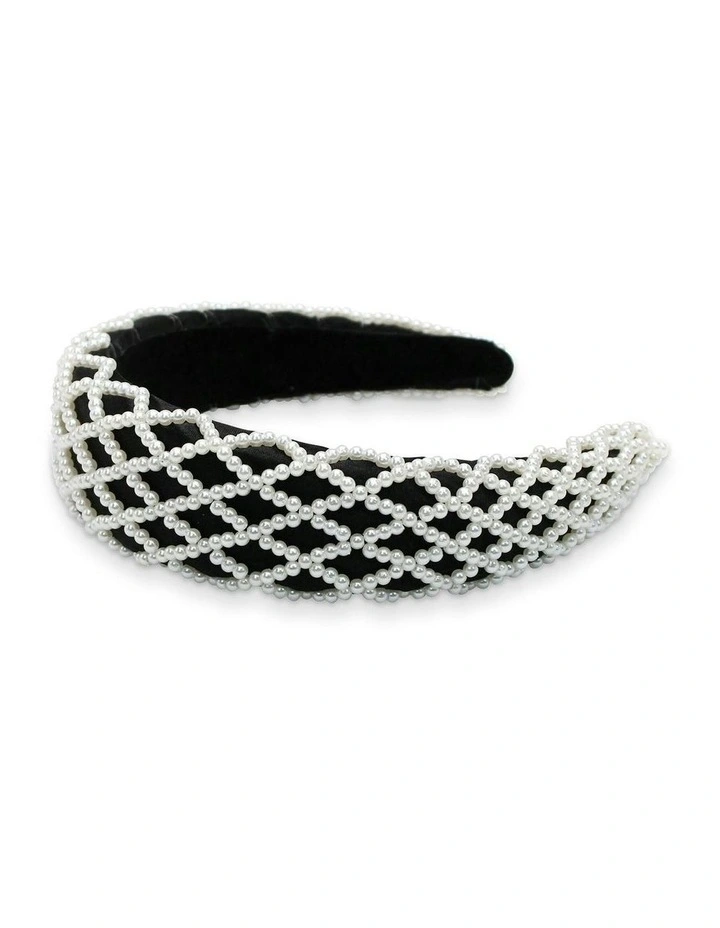 Valencia Headband in Black image 5
