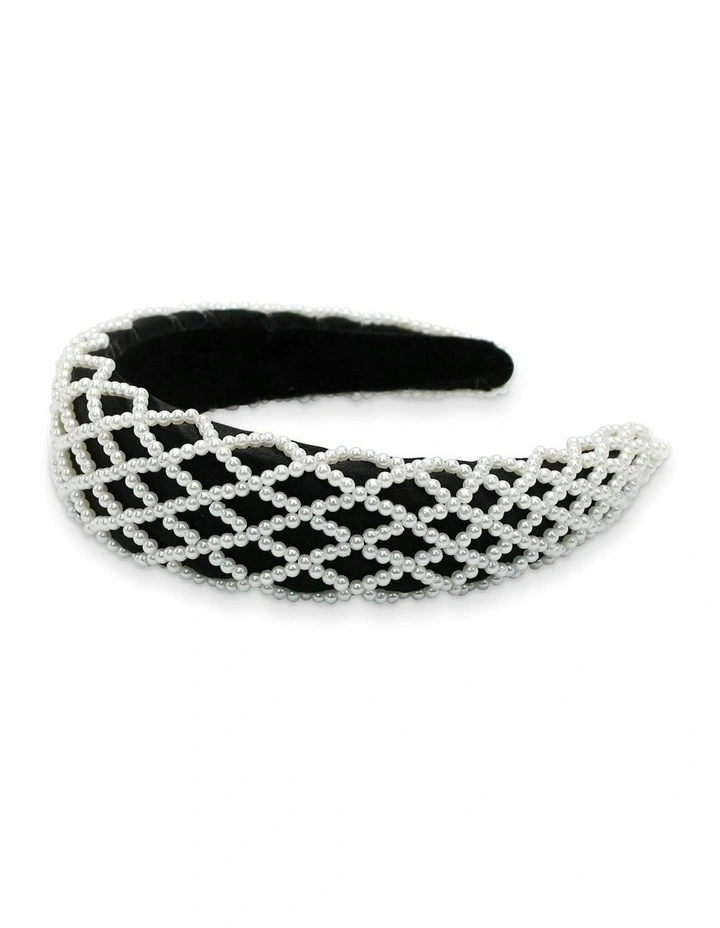 Valencia Headband in Black image 7
