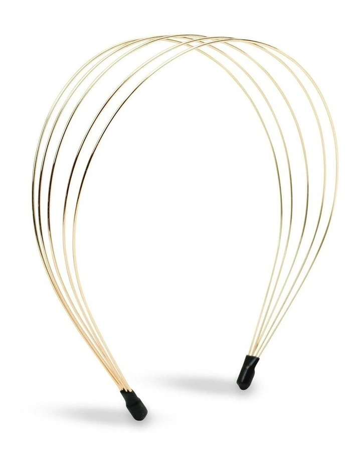 Lillian Headband in Gold image 3