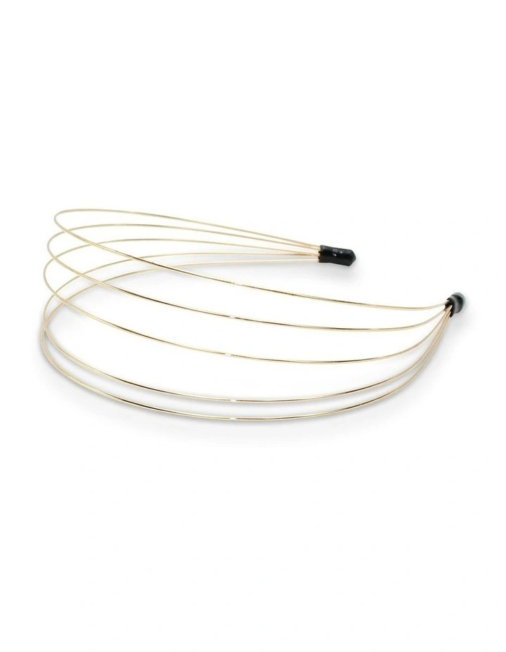 Lillian Headband in Gold image 5