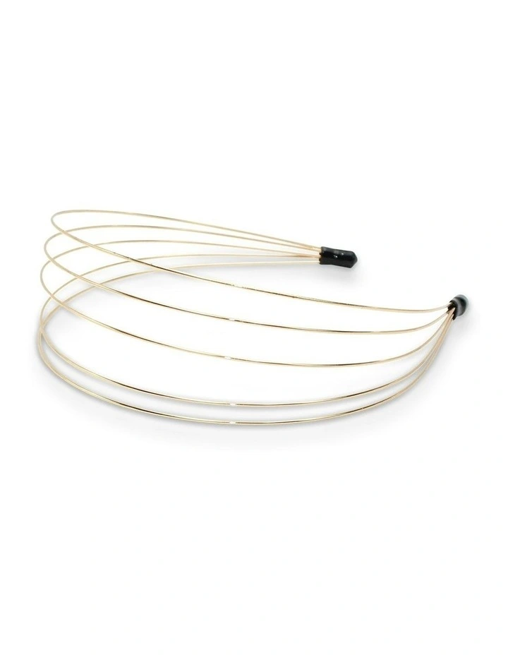 Lillian Headband in Gold image 6