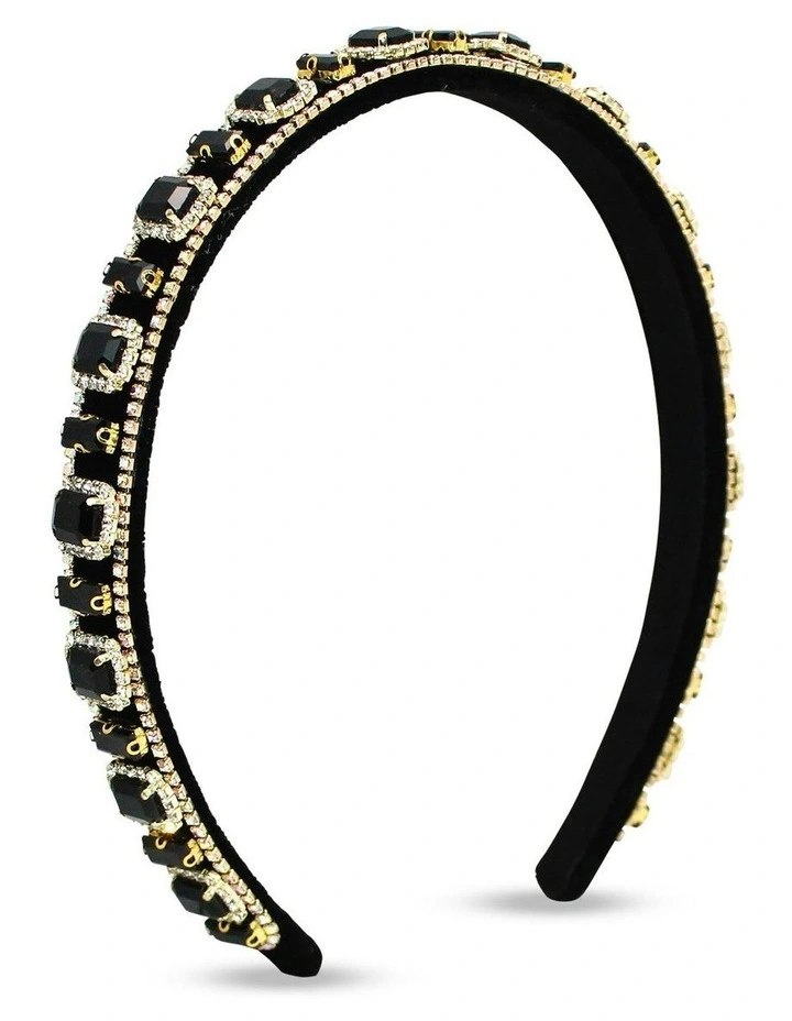 Sabine Headband in Black image 1