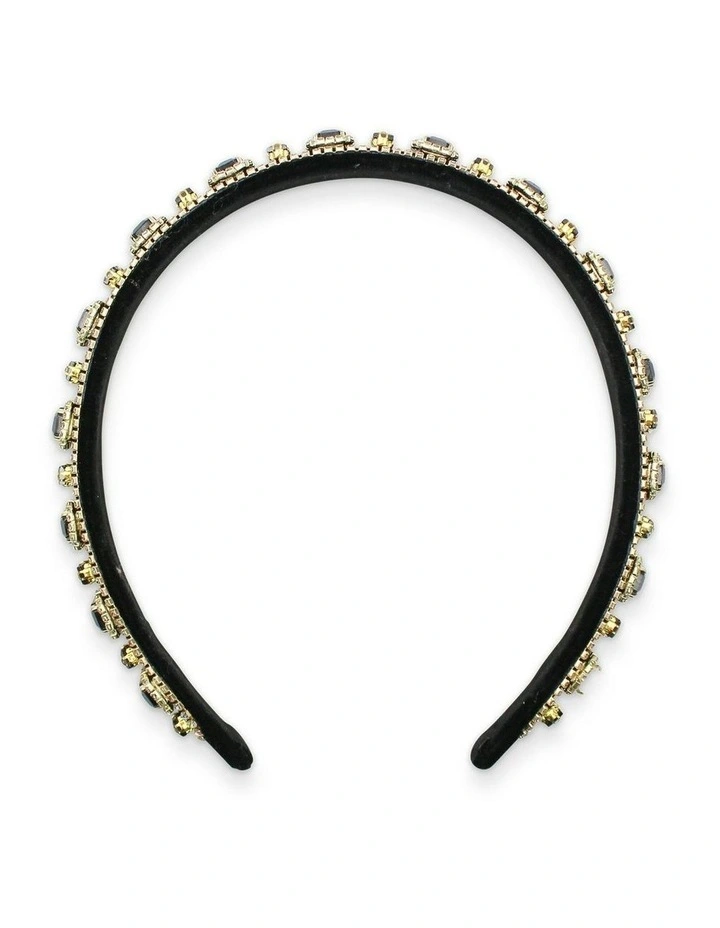Sabine Headband in Black image 4
