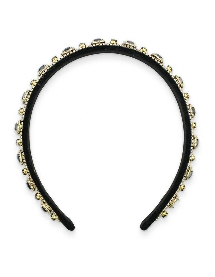 Sabine Headband in Black image 4