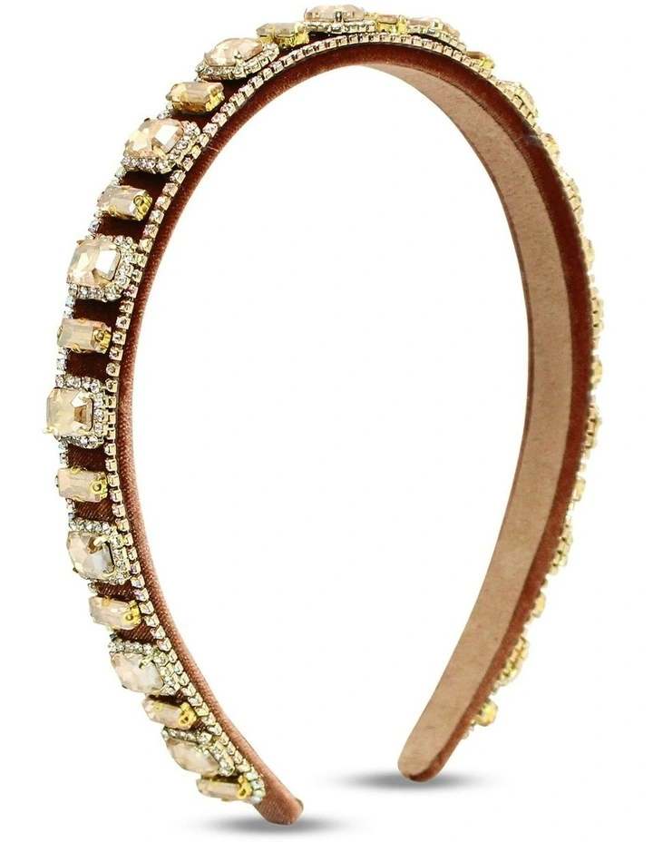 Sabine Headband in Gold image 2