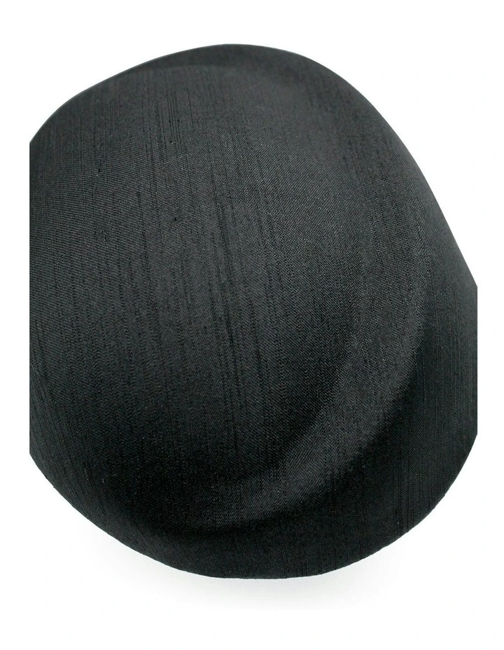 Evelyn Beret Fascinator in Black image 6
