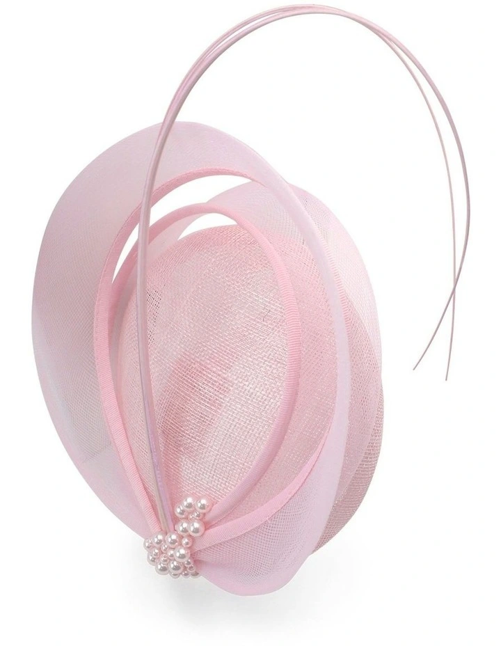 Molly Fascinator in Blush Pink image 5
