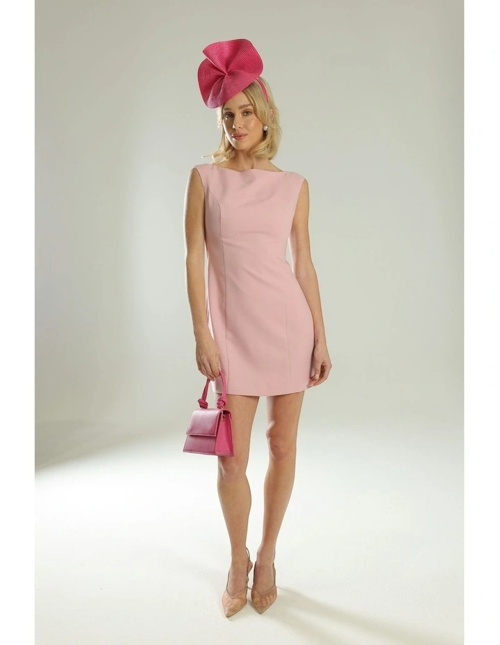 Zaria Fascinator in Hot Pink image 3