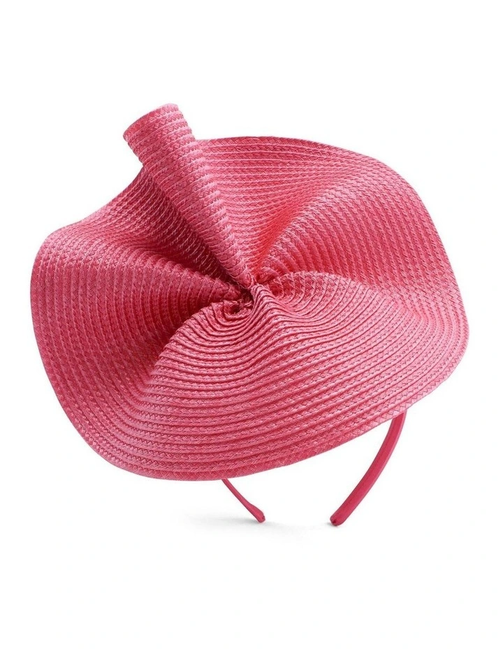 Zaria Fascinator in Hot Pink image 3