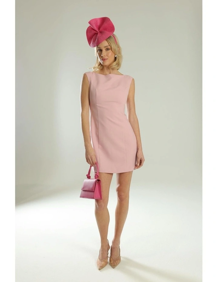 Zaria Fascinator in Hot Pink image 4