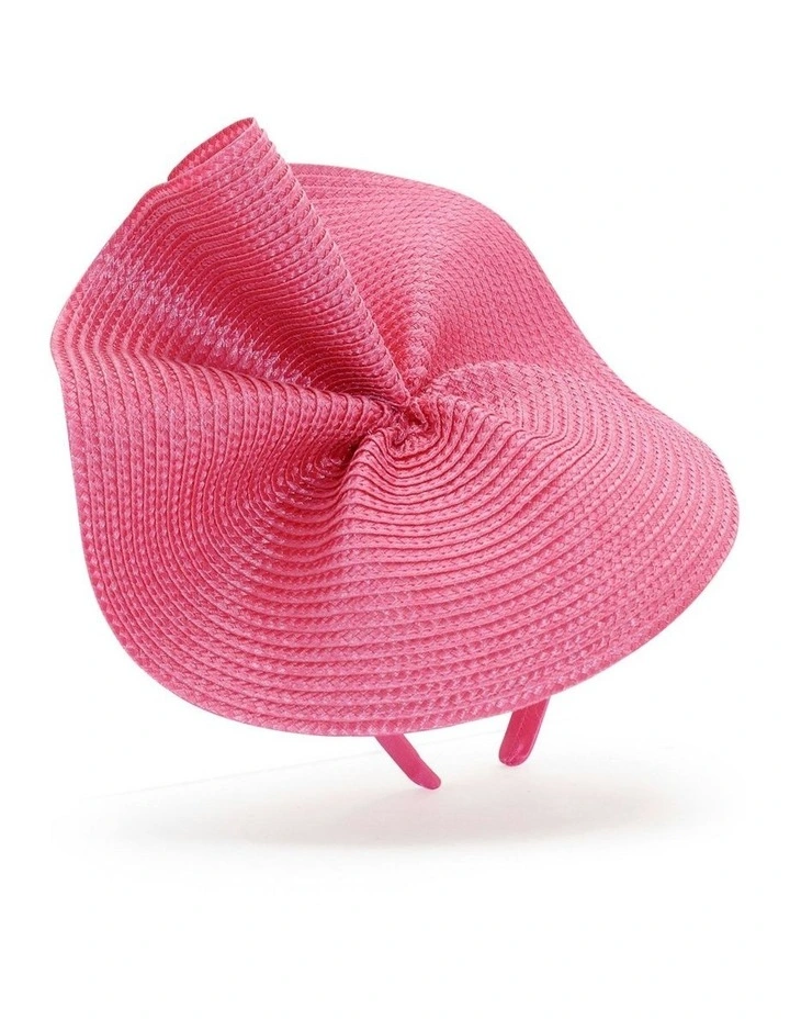 Zaria Fascinator in Hot Pink image 5