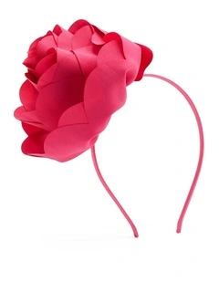 Amy Fascinator in Hot Pink