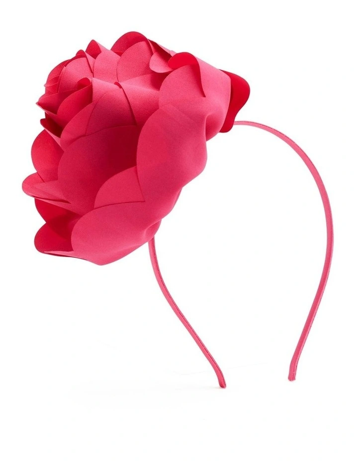 Amy Fascinator in Hot Pink image 1