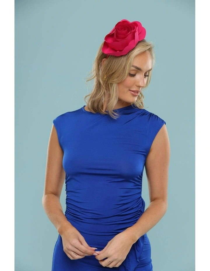 Amy Fascinator in Hot Pink image 2