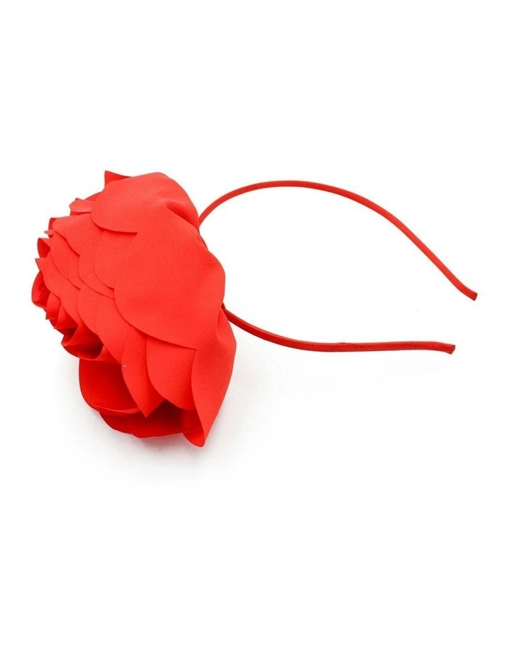 Amy Fascinator in Red image 5