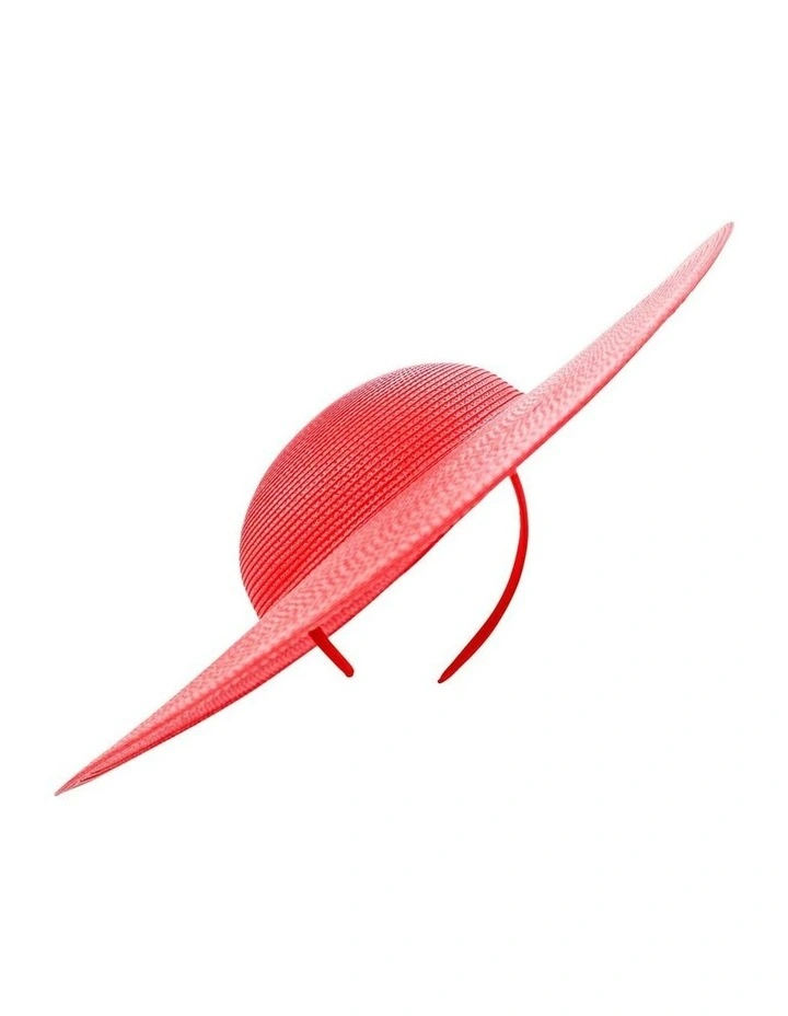 Mona Racewear Plate Hat in Red image 1