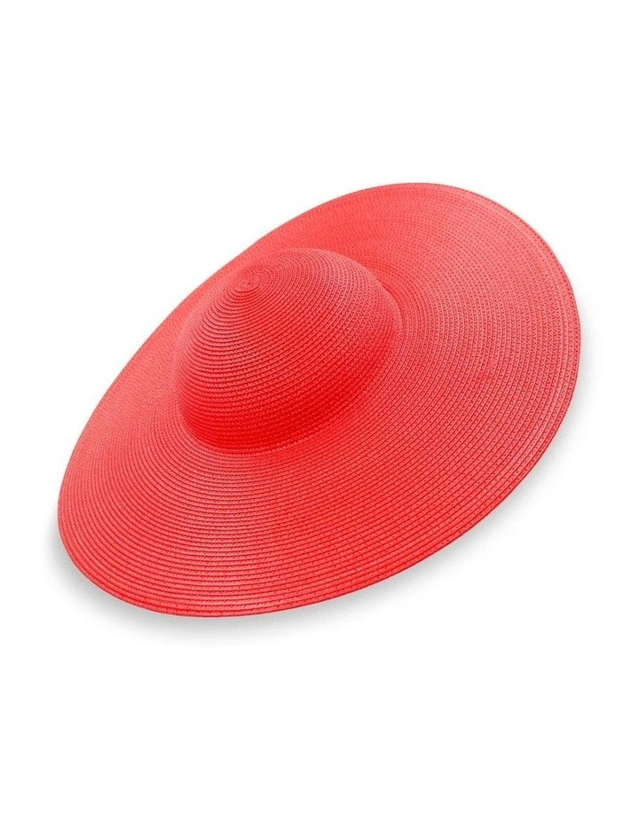 Mona Racewear Plate Hat in Red image 2