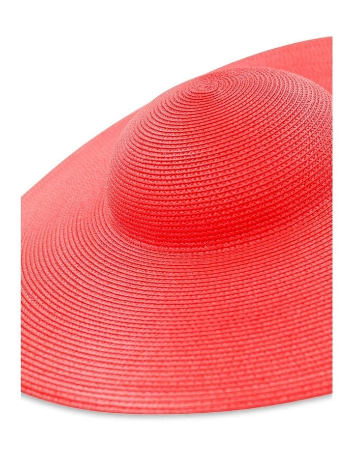 Mona Racewear Plate Hat in Red image 3