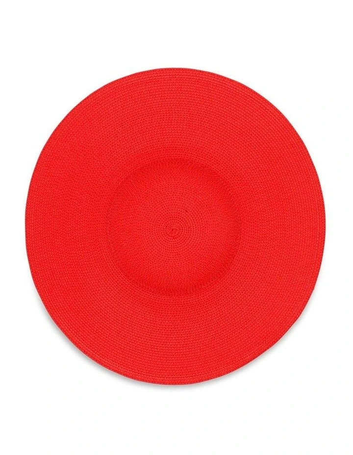 Mona Racewear Plate Hat in Red image 4