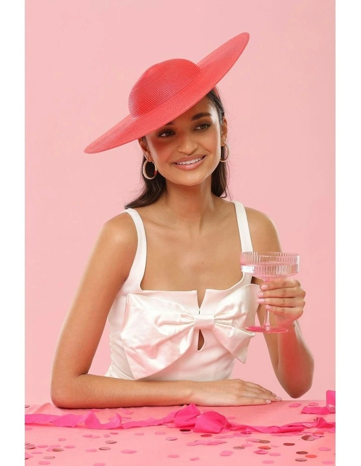 Mona Racewear Plate Hat in Red image 6